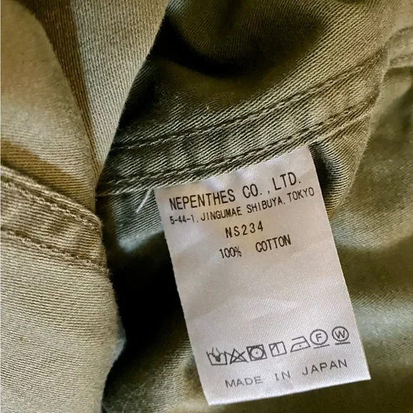 Needles Olive Green Cargo Pants M - Picture 10 of 11